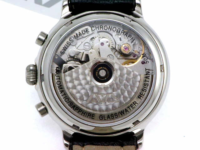 バルジュー7750 ヨコハマ AVS オートマチック クロノグラフ AVS001SBK