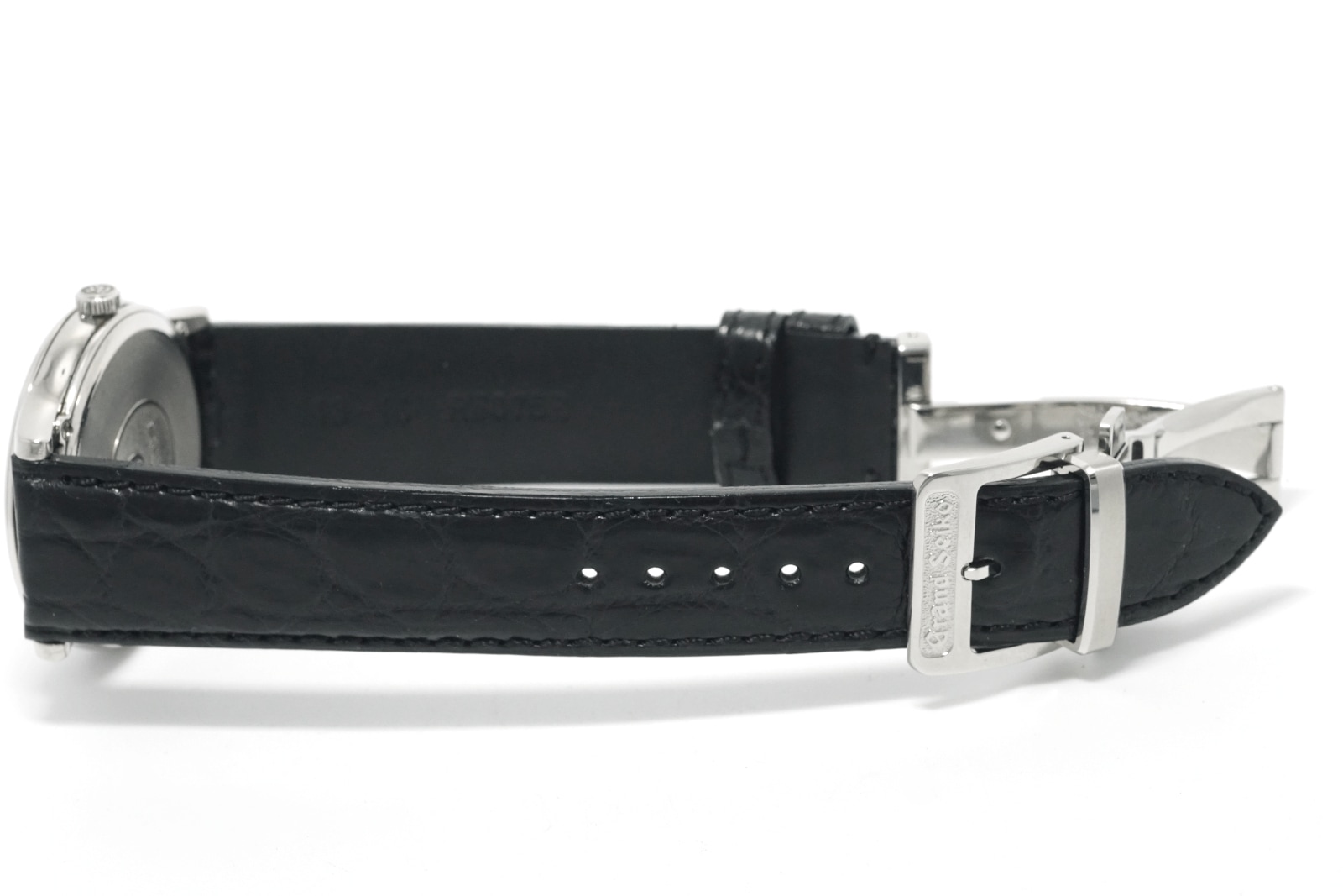 グランドセイコー SBGS005 9587-7000 プラチナ製ケース Pt950 グランドセイコーDバックル クオーツ 1991年製 USED