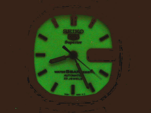セイコー 5スーペリアル SKZ040 ルミブライト夜光 自動巻 USED
