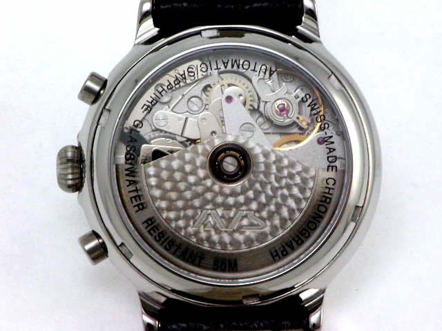 バルジュー7750 ヨコハマ AVS オートマチック クロノグラフ AVS001SWH