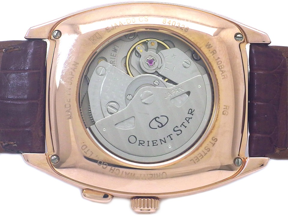 オリエントスター クラシック WZ0081EJ ダークブルー文字盤 トノー型