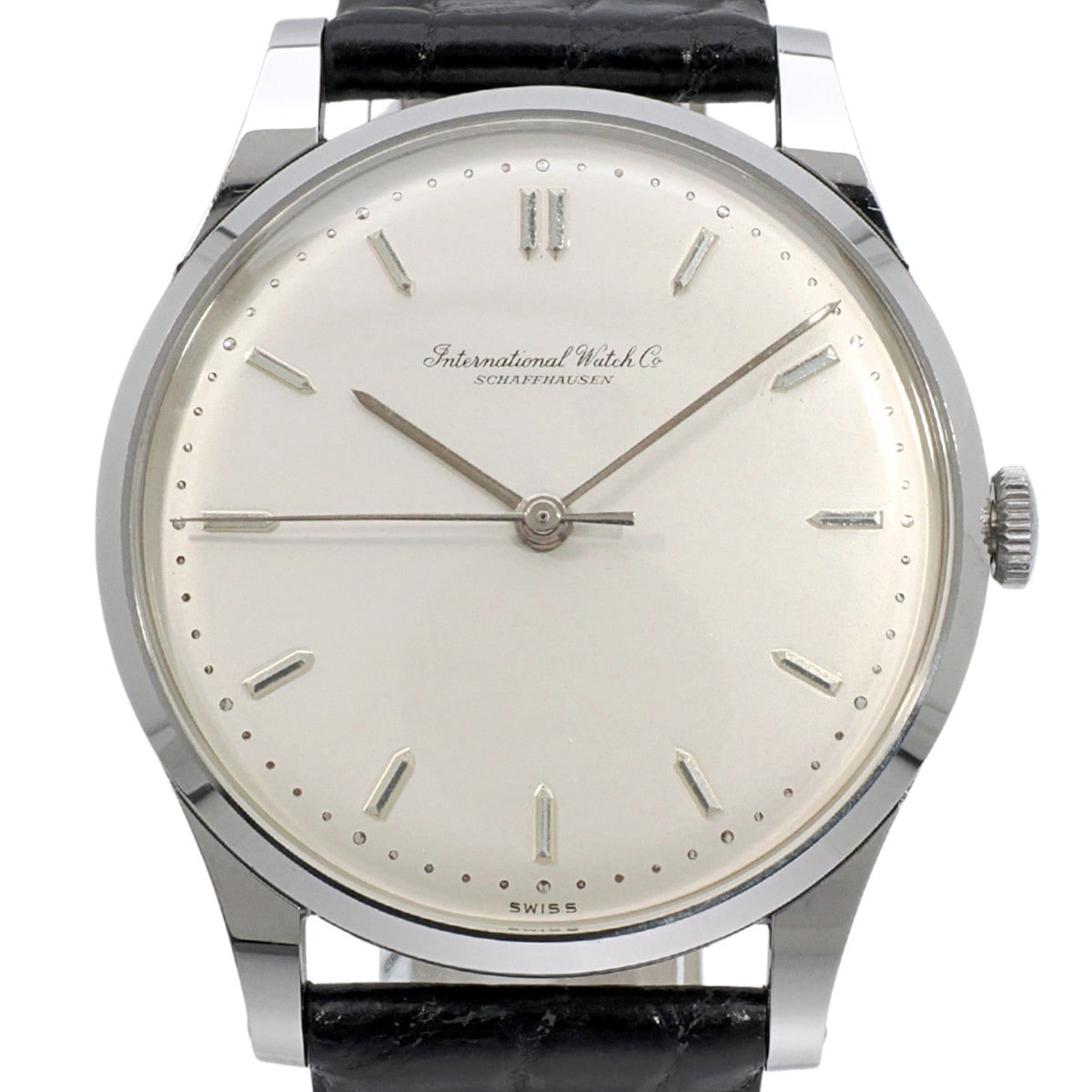 IWC ラウンドケース Cal.89 手巻き 純正尾錠付き OH済 1963年製