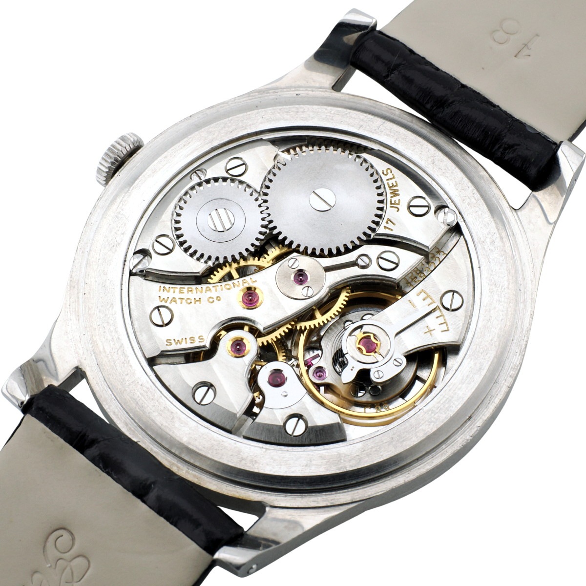 IWC ラウンドケース Cal.89 手巻き 純正尾錠付き OH済 1963年製