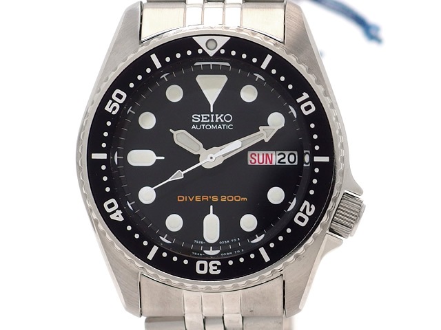 セイコー ダイバー200m 7S26-02K0 自動巻 逆輸入モデル USED