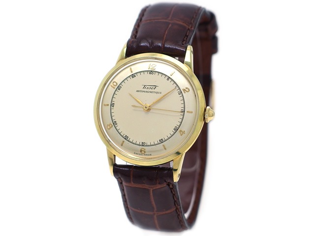 ティソ アンチマグネティック 6373-4 GF 16石手巻 OH済 1952年製