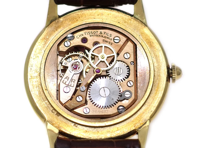 ティソ アンチマグネティック 6373-4 GF 16石手巻 OH済 1952年製