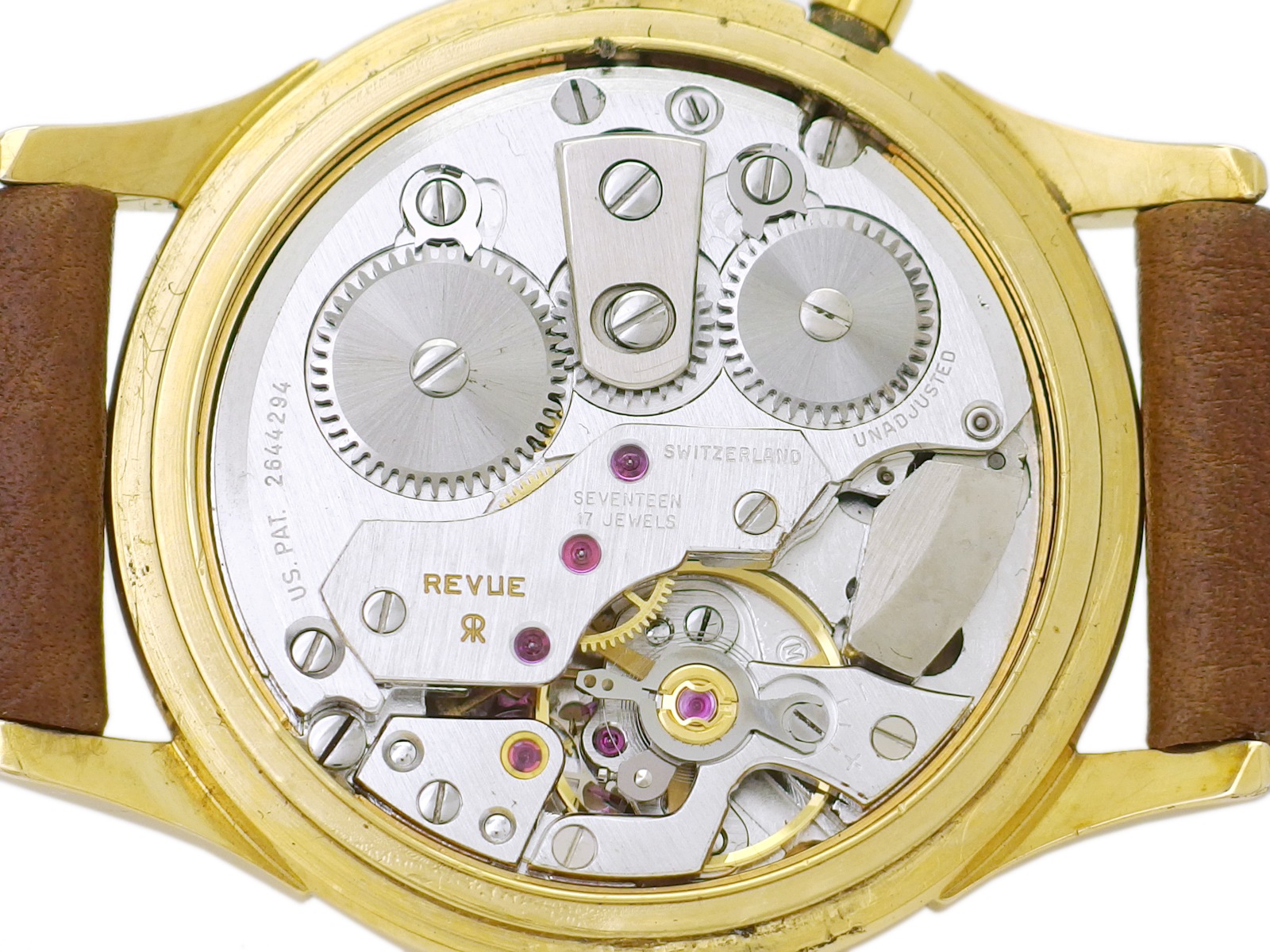 レビュートーメン クリケット 8022001 金メッキ アラーム 手巻 OH済