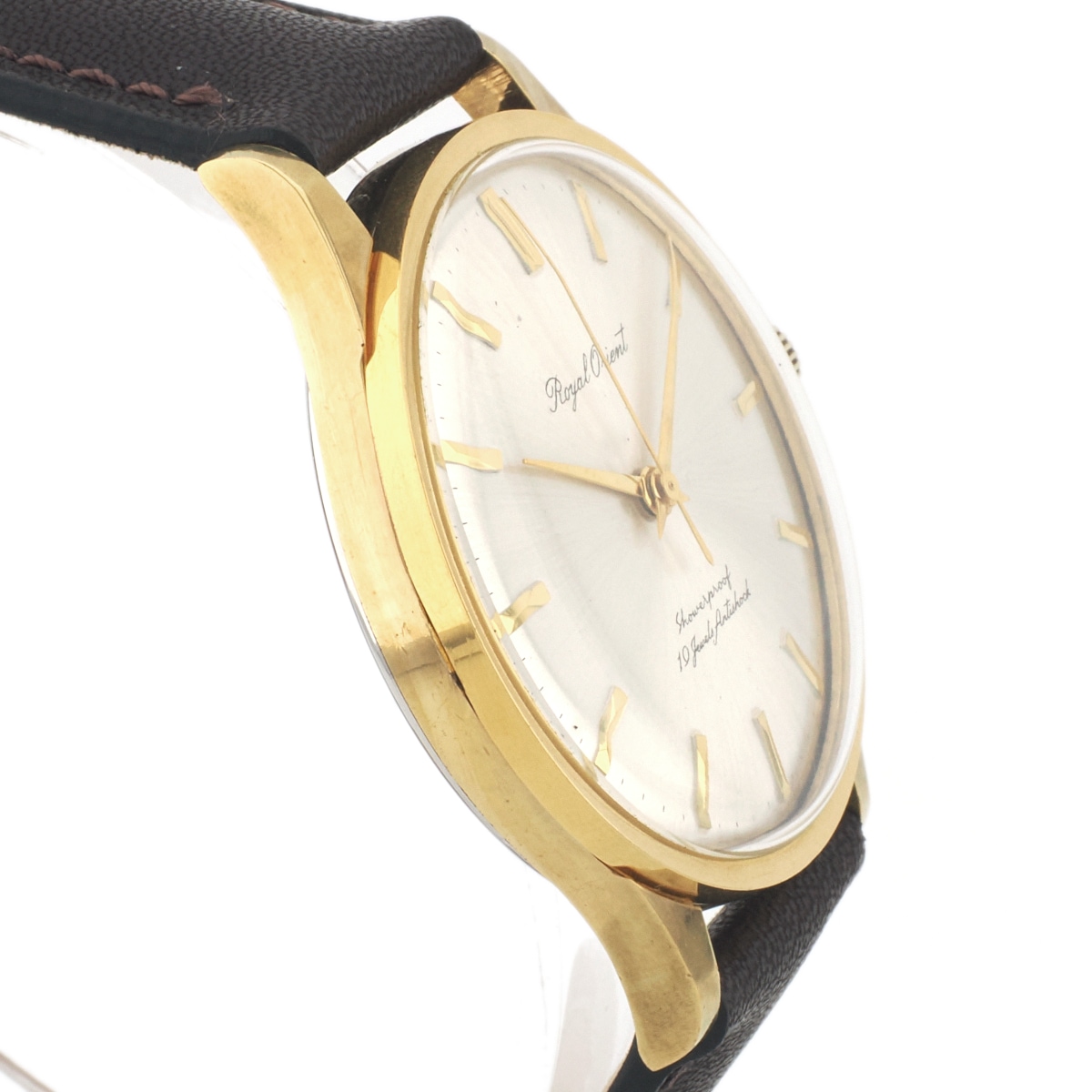 ロイヤルオリエント シャワープルーフ Ref.T92060 金メッキ/ステンレス 19石 手巻 OH済 1960年代