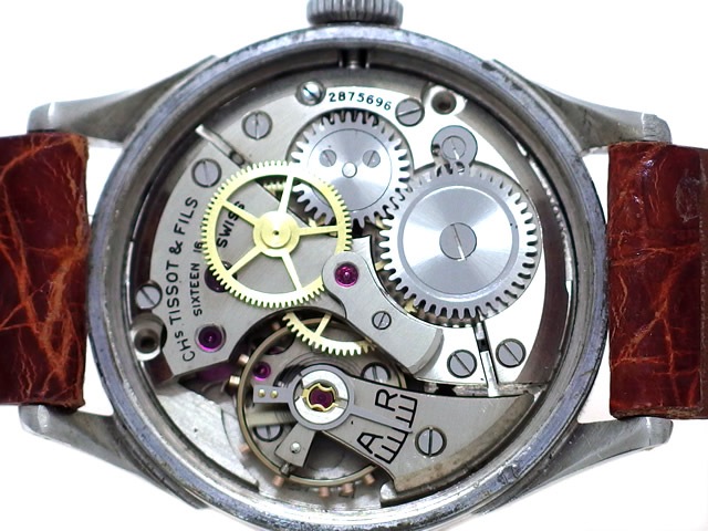 ティソ 6713-8 6714 Cal.27B21 16石手巻 OH済 1953年製