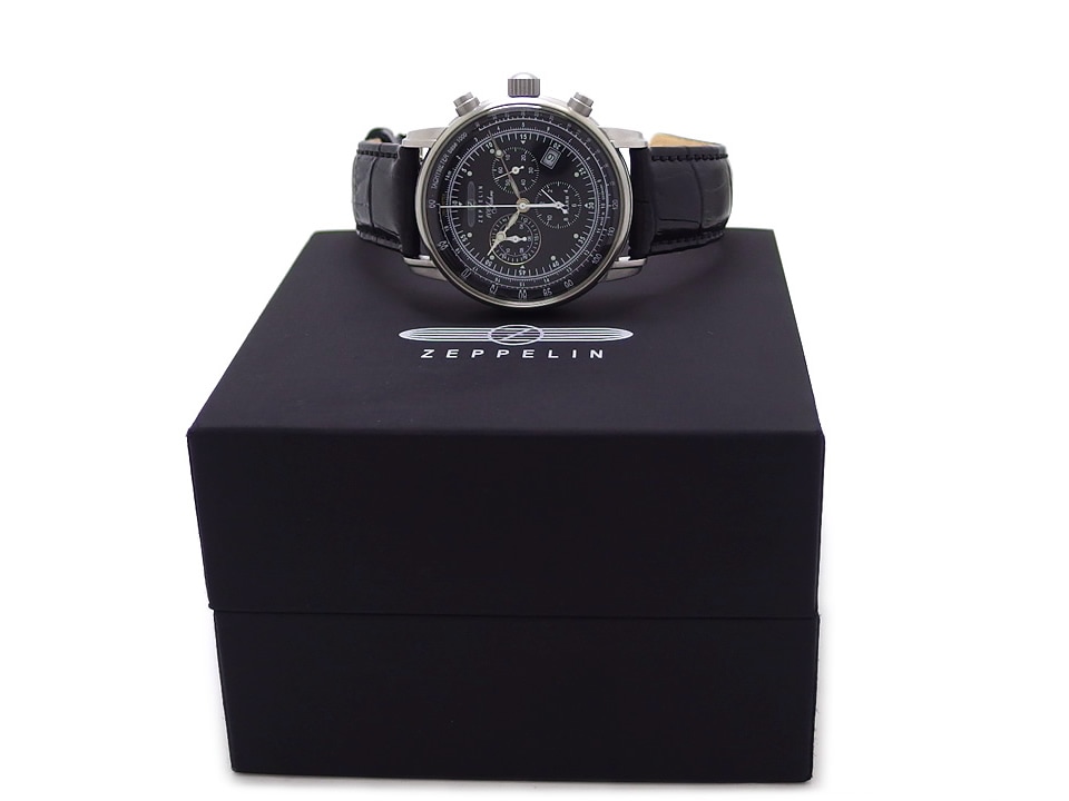 ツェッペリン クロノグラフ 黒文字盤100周年記念モデル　7662-2 楽天市場】【ポイント最大58倍＆最大2000円OFFクーポン