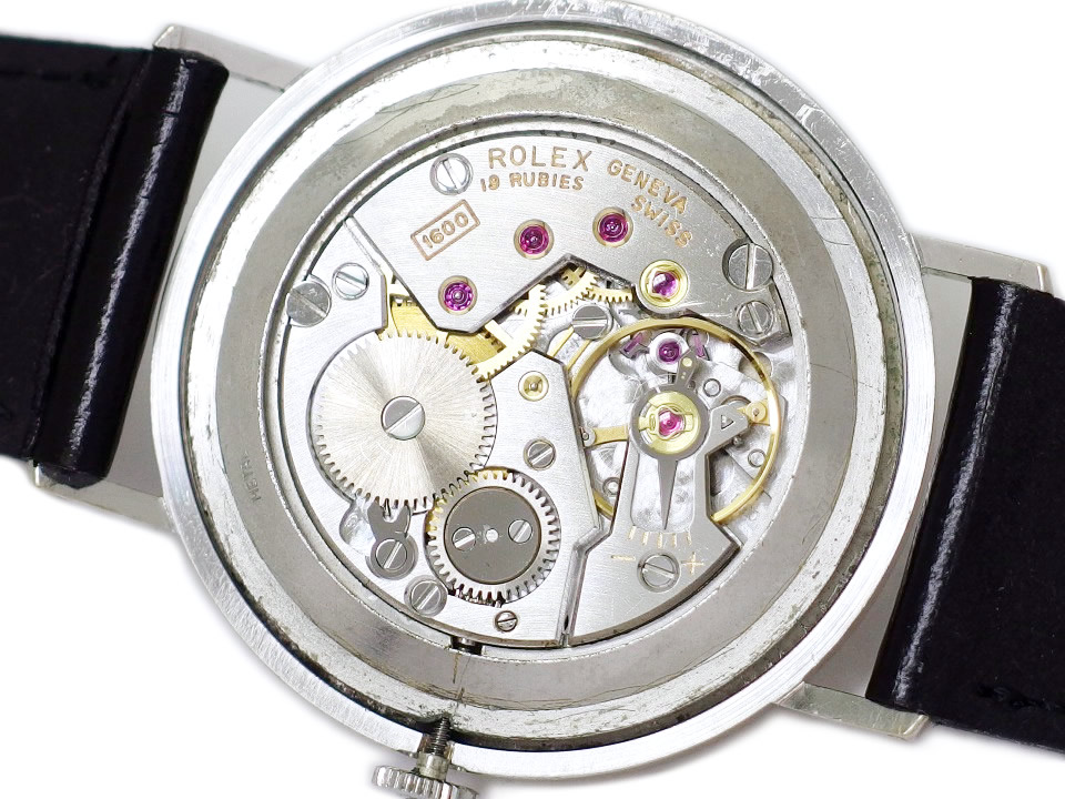 ロレックス チェリーニ メンズ Ref.3833 18金ホワイトゴールド Cal.1600 手巻 OH済 1973年製 Rolex