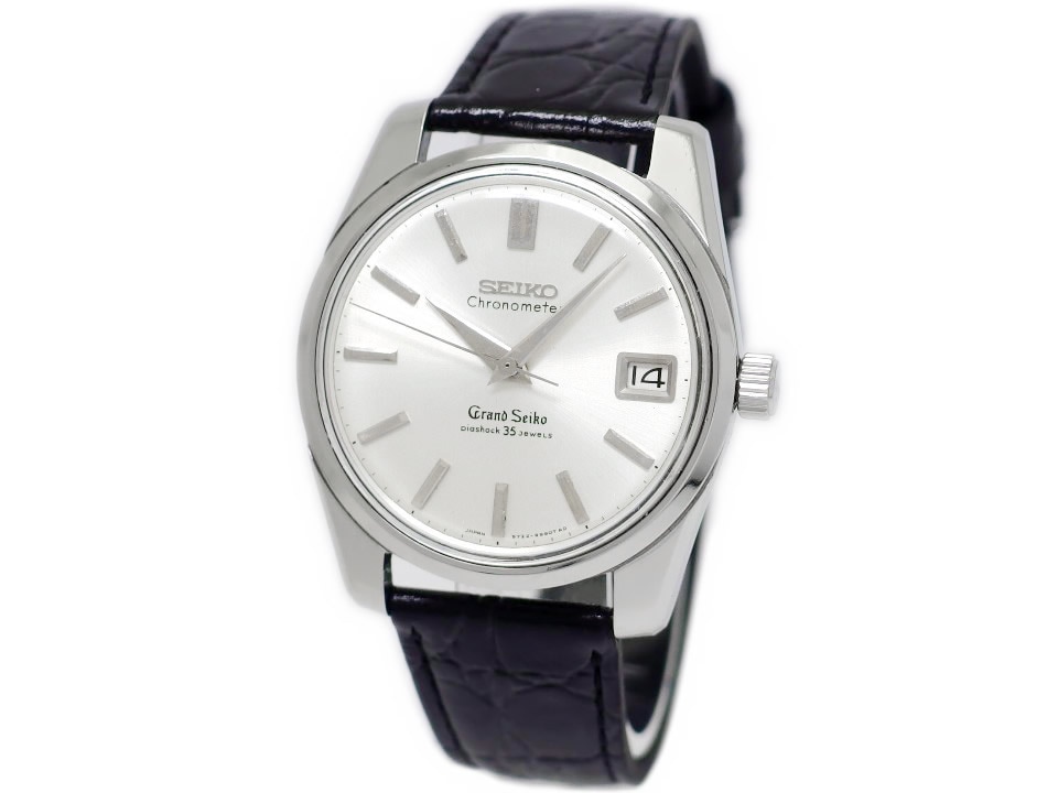 【希少】グランドセイコー セカンドモデル前期型 43999 W SEIKOリューズ ライオンメダリオン 手巻 OH済 昭和40年/1965年製 Seiko
