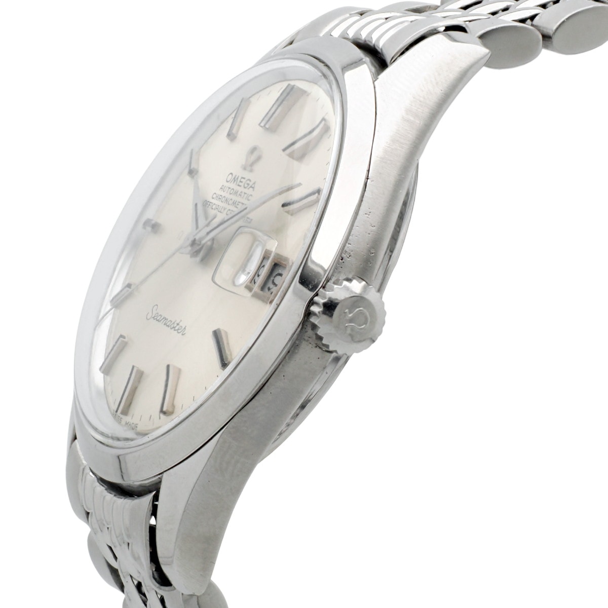 オメガ シーマスター クロノメーター 168.024 純正ブレス Cal.564 自動巻 OH済 1968年製