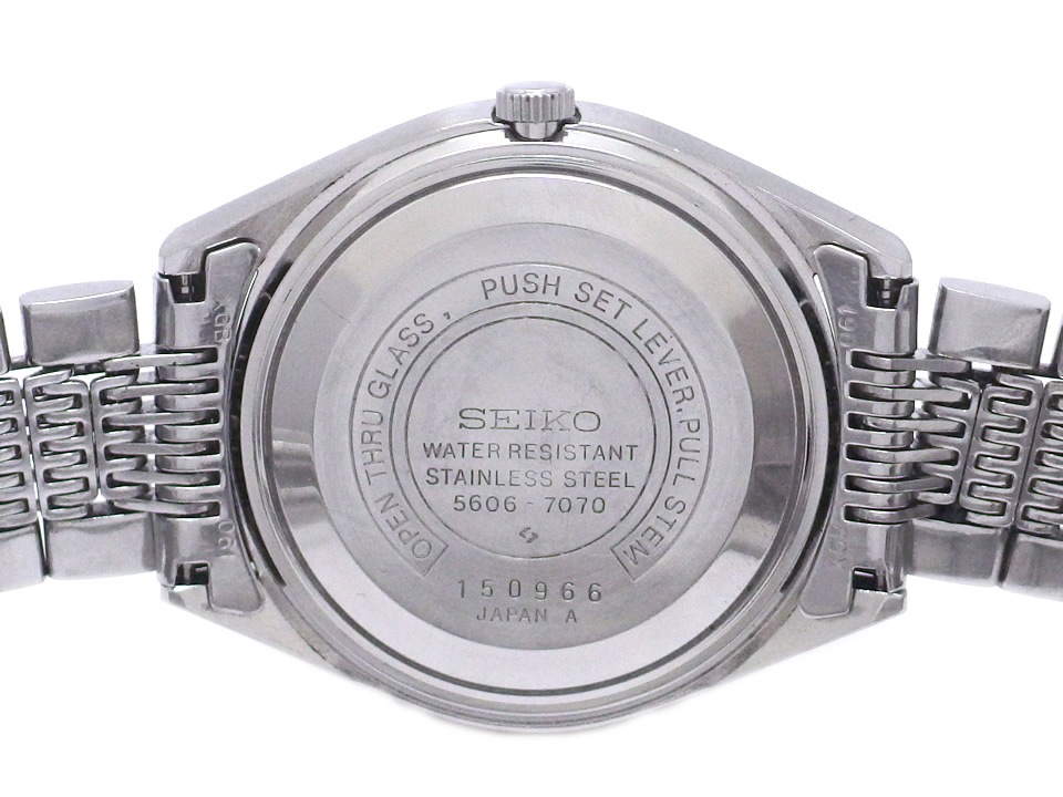 セイコー ロードマチック 5606-7070 自動巻 純正ブレスレット OH済