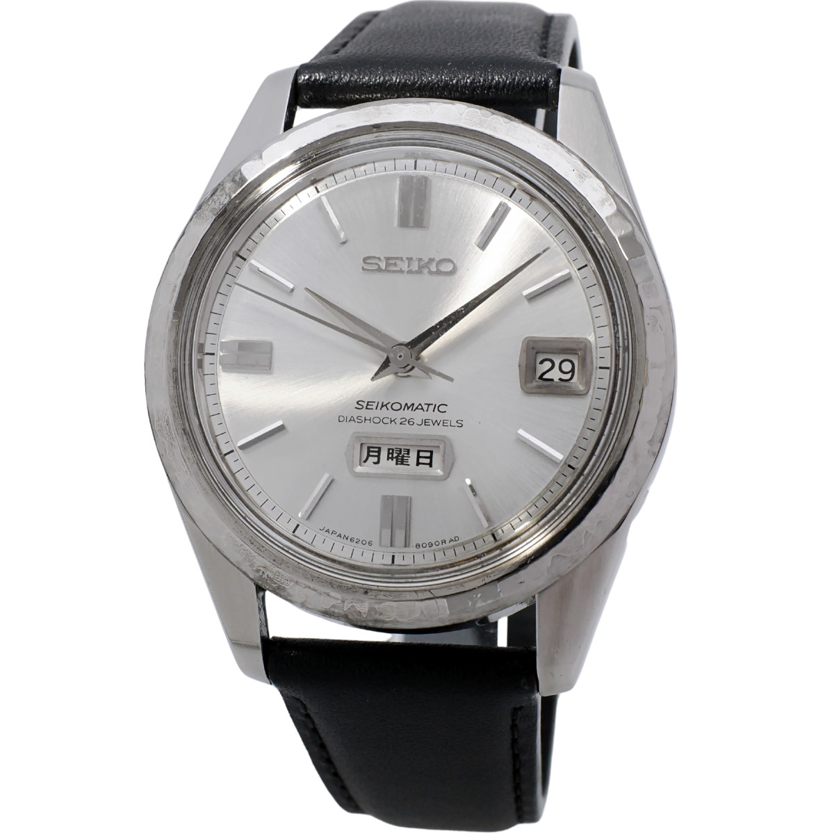 セイコー マチック ウィークデーター 6206-8100 Cal.6206B 26石 自動巻 OH済 昭和41年/1966年製