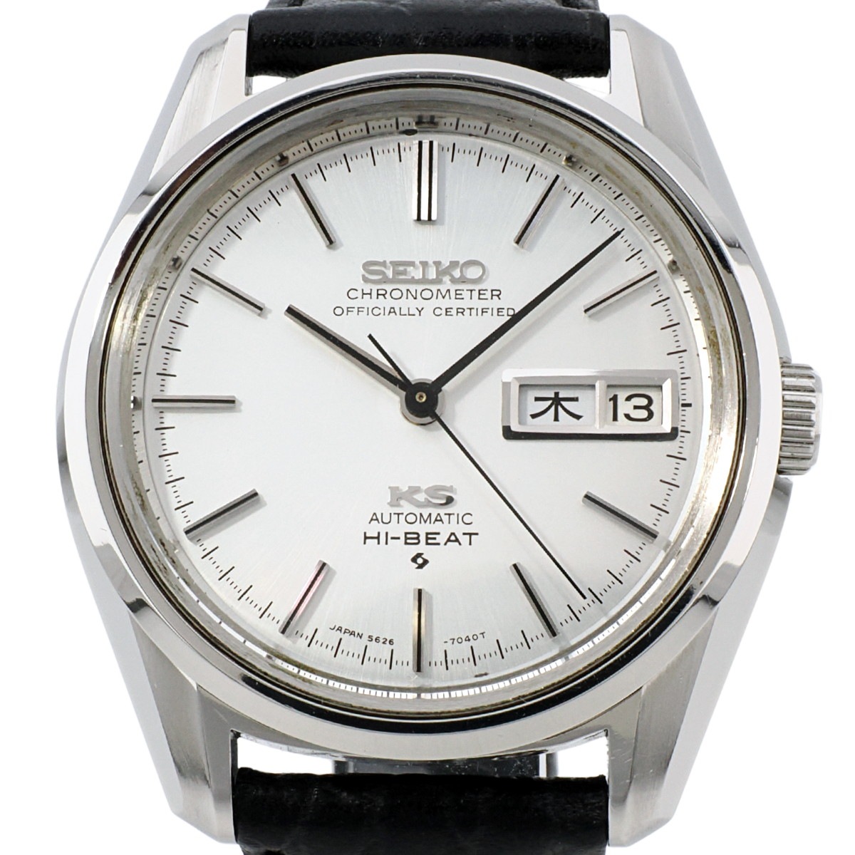 キングセイコー クロノメーター 5626-7040 ワンピースケース 金メダリオン KS尾錠 自動巻 OH済 昭和44年/1969年製