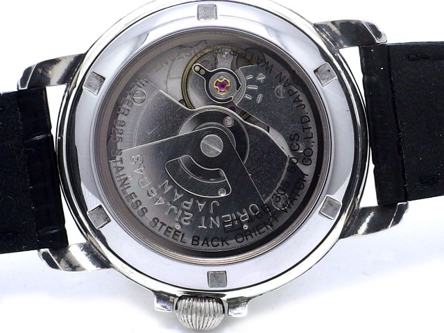 オリエント 銀時計 シルバー925ケース Ref.46B 自動巻 OH済 1990年代