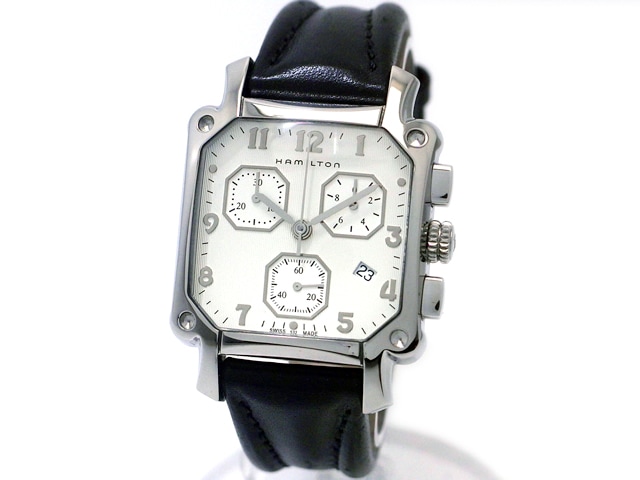ハミルトン ロイド クロノグラフ H19412753 クオーツ USED Hamilton