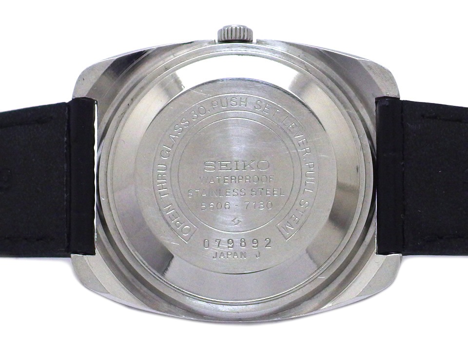 セイコー ロードマチック 5606-7130 自動巻 OH済 昭和45年製 Seiko