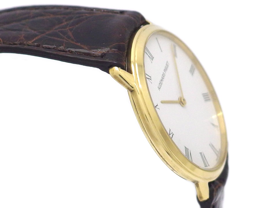 オーデマピゲ 18金無垢イエローゴールド ラウンド ローマインデックス