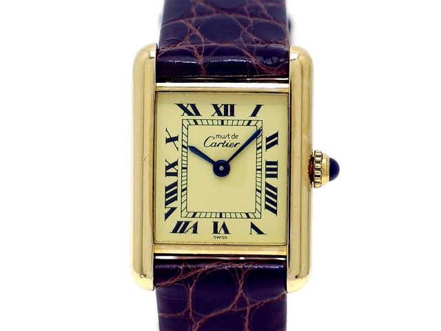 カルティエ マストタンク ヴェルメイユ Ref.5057001 レディース クォーツ USED