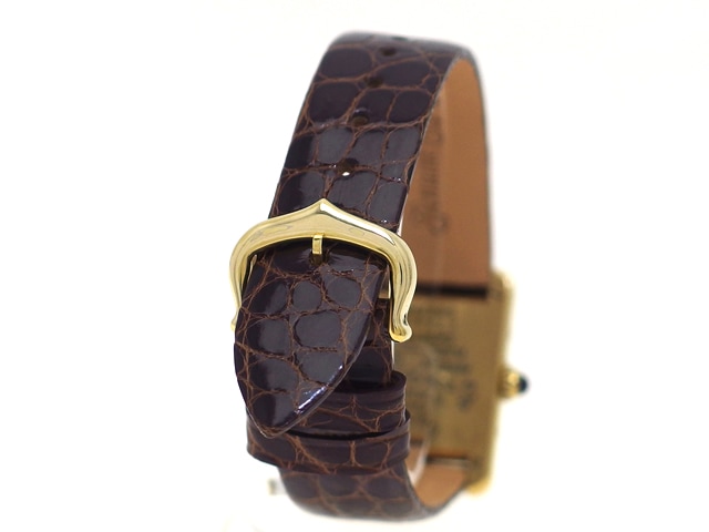 カルティエ マストタンク ヴェルメイユ Ref.5057001 レディース クォーツ USED