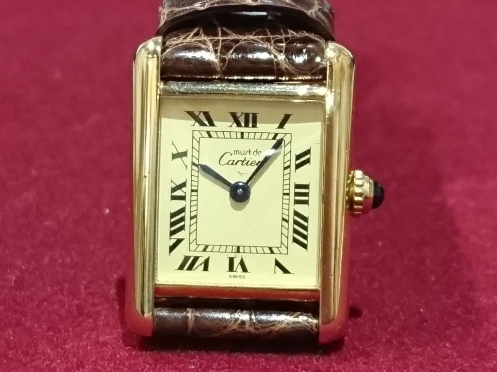 カルティエ マストタンク ヴェルメイユ Ref.5057001 レディース クォーツ USED