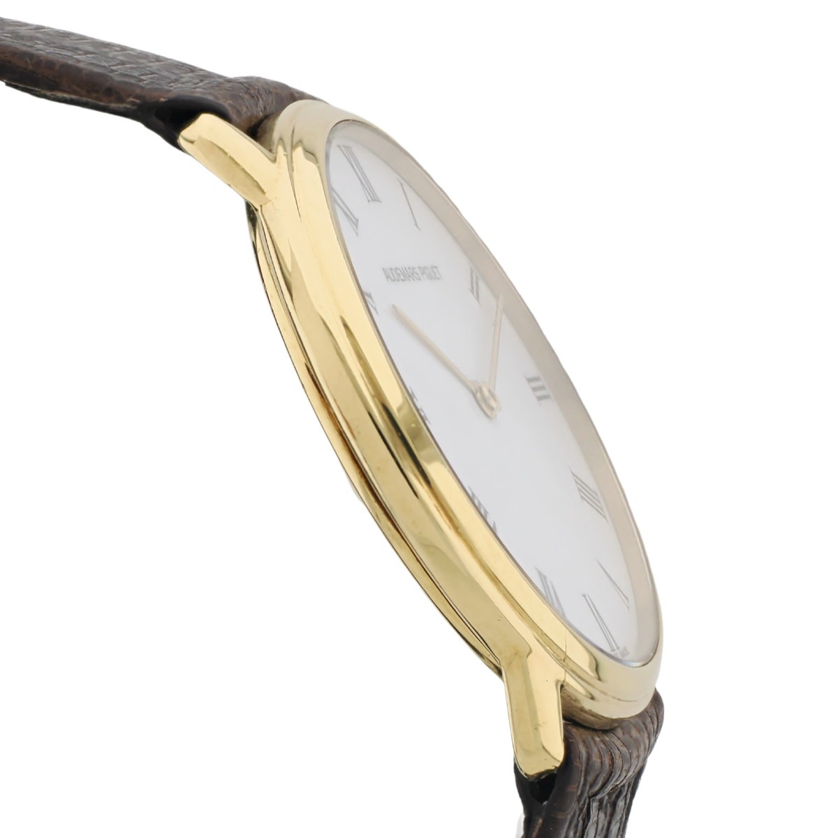 オーデマピゲ 18金無垢 ラウンドケース 31mm ローマインデックス 2針