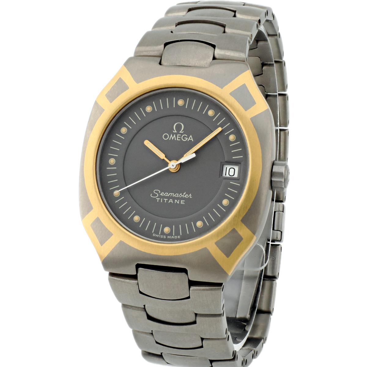 オメガ シーマスター 120 ポラリス チタン 39611001 クオーツ 1991年製 USED