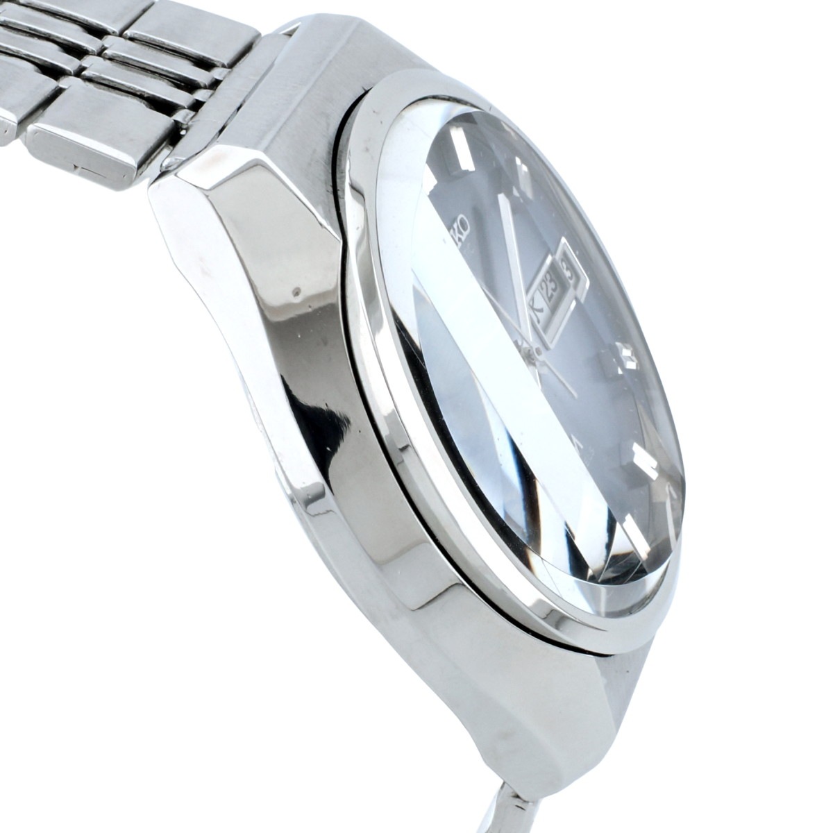 セイコー ロードマチック 5606-8061 カットガラス スクリューバック 純正ブレスレット 自動巻 OH済 昭和50年/1975年製