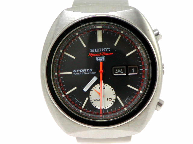 セイコー スポーツタイマー 6139-8000 自動巻き 腕時計 稼働品 セイコー ファイヴ 5 スポーツ スピードタイマー 6139-8000 自動巻