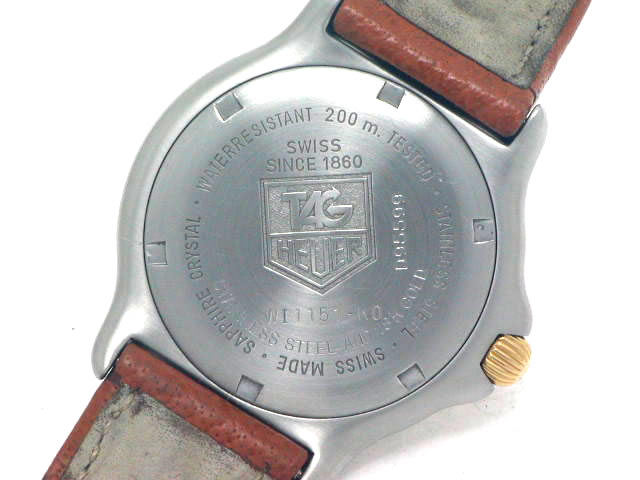 タグホイヤー S/el レザー WI1151.FC6006 クオーツ USED