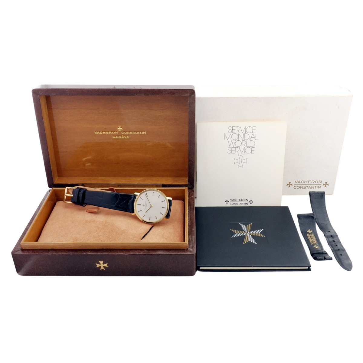 バセロンコンスタンチン 18金無垢 K18YG Ref.7811 34014 箱・保証書付き Cal.1014 手巻 OH済 1976年購入品