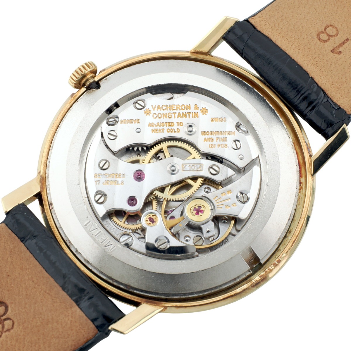 バセロンコンスタンチン 18金無垢 K18YG Ref.7811 34014 箱・保証書付き Cal.1014 手巻 OH済 1976年購入品
