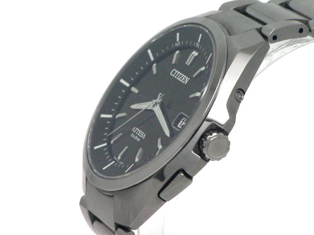 シチズン アテッサ エコ・ドライブ電波時計 ATD53-3052 USED