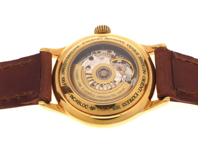 VSOE ベニス シンプロン オリエント エクスプレス レディス 自動巻 USED　