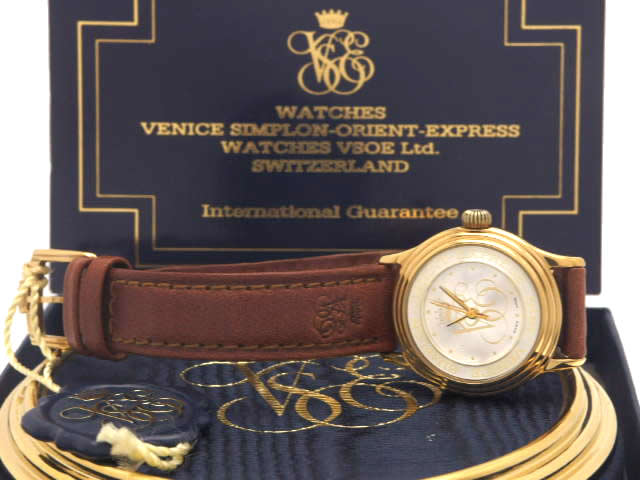 VSOE ベニス シンプロン オリエント エクスプレス レディス 自動巻 USED　