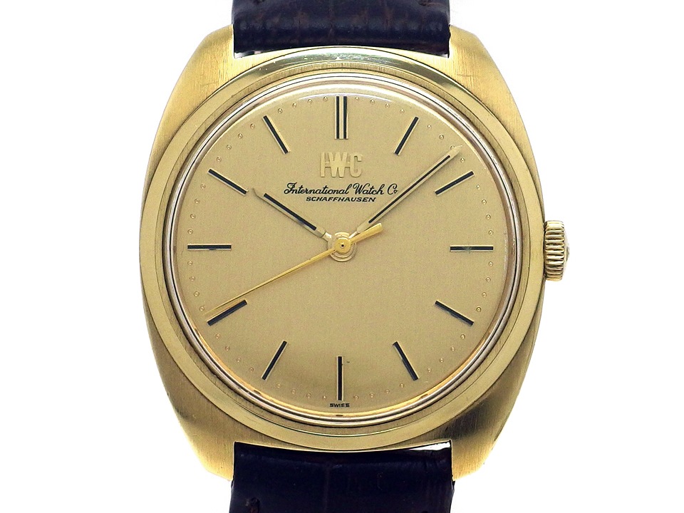 IWC Ref.R1014A 18KYG Cal.403 手巻 魚リューズ OH済 1971年製