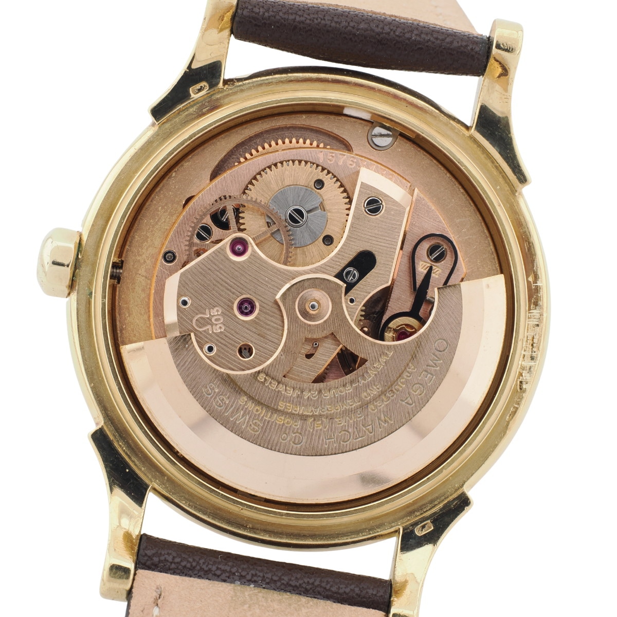 オメガ コンステレーション 18金無垢 12角 ハートインデックス 2852/2853 S.C Cal.505 自動巻 OH済 1956年製 Omega