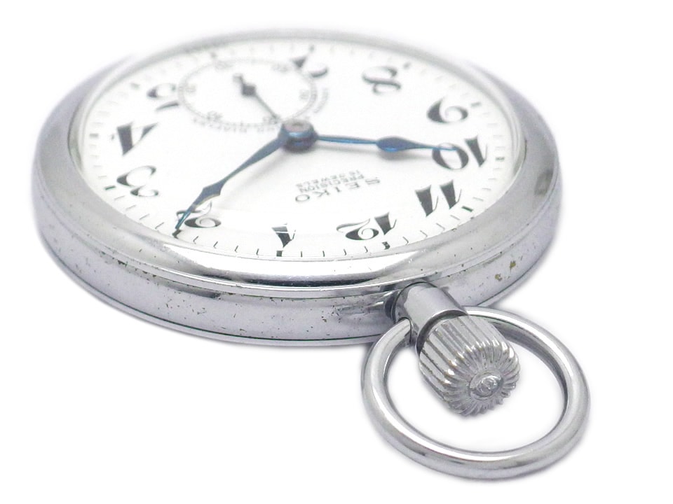 セイコー プレシジョン 懐中時計 15石手巻 鉄道時計 国鉄関西 廃刻印