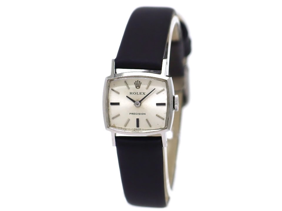 ロレックス プレシジョン Ref.2652 Cal.1400 スクエアケース レディース 手巻 OH済 1970年製 Rolex