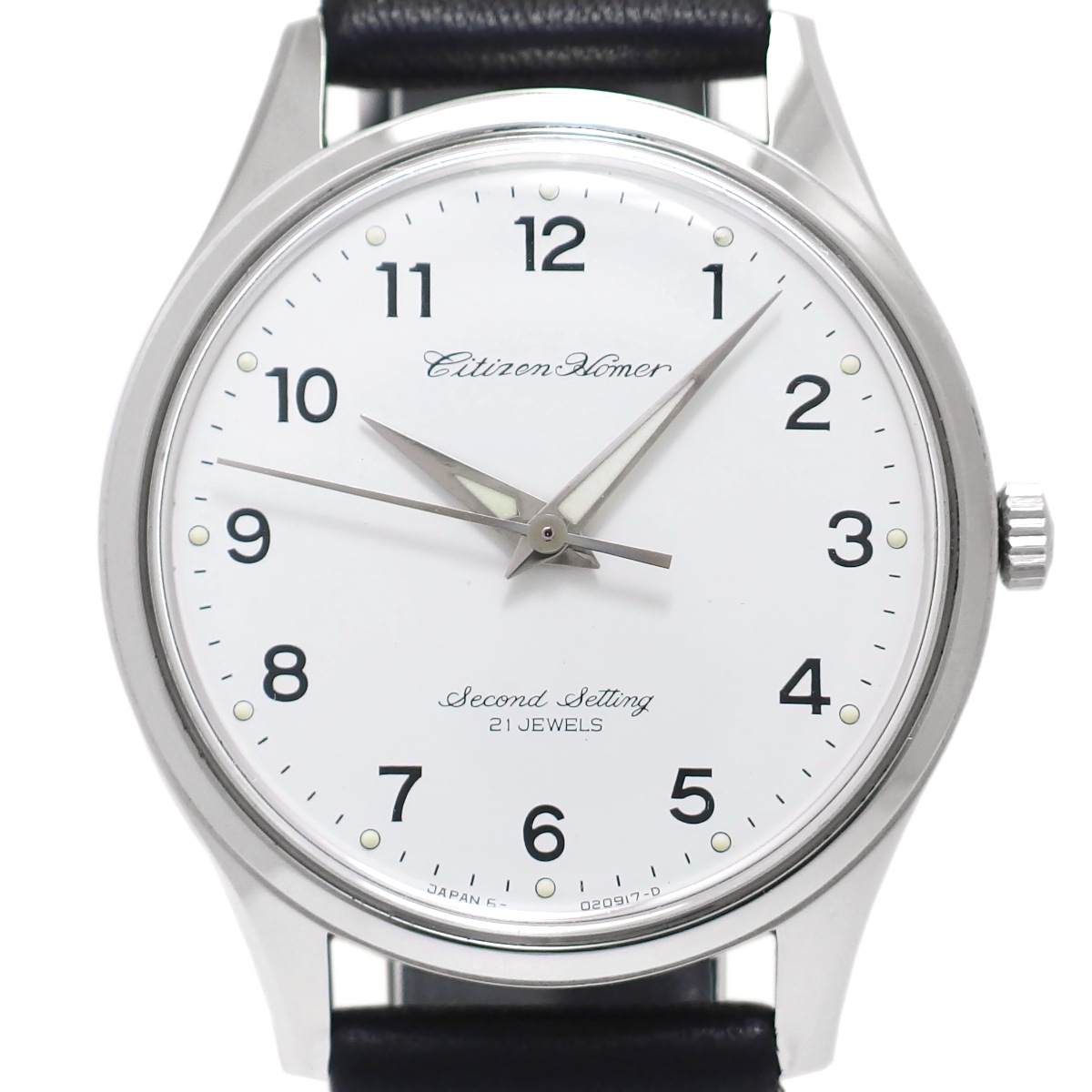 シチズン ホーマー 国鉄 長局 昭47 21石 手巻 OH済 1970年代 Citizen