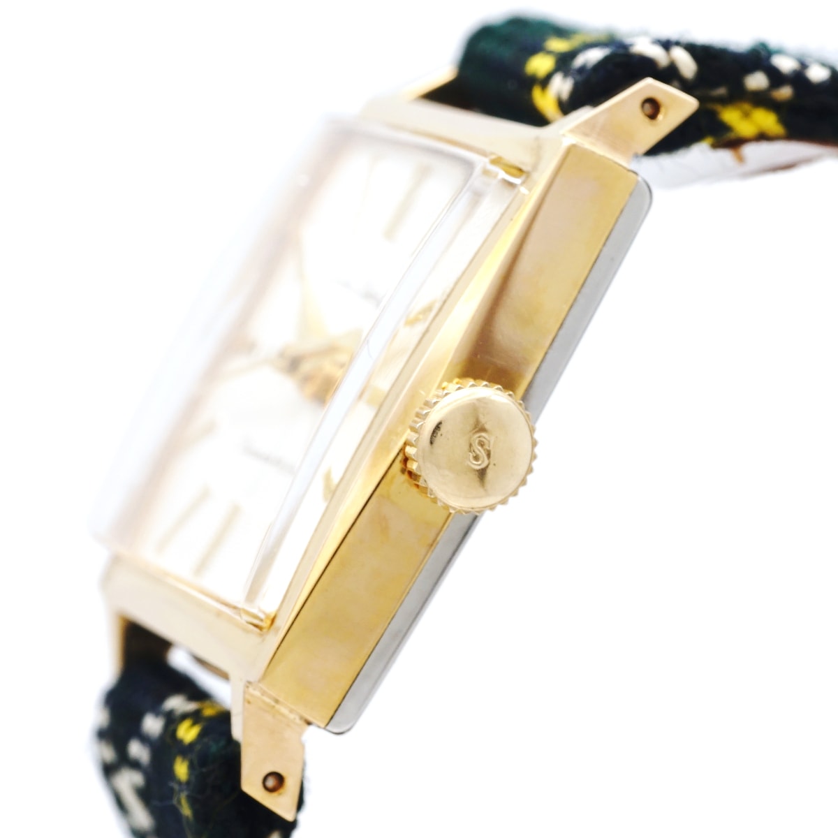 セイコー ハーモニー Ref.1002 金メッキ スクエアケース 金色