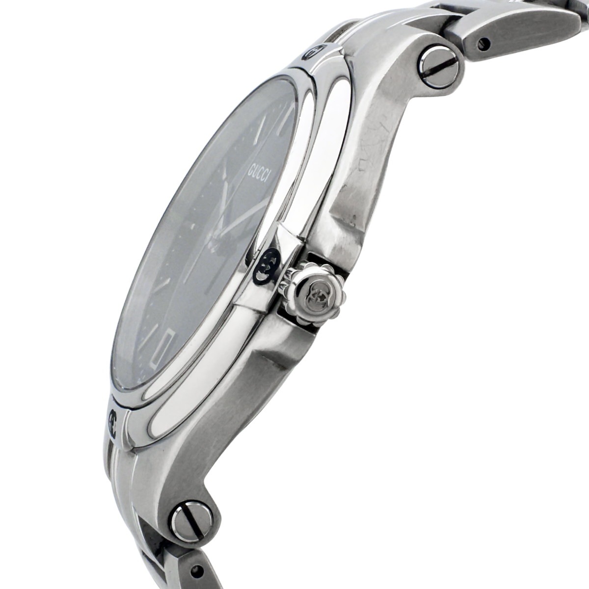 GUCCI グッチ 9040M 35mm メンズ 黒文字盤 クオーツ 2000年代 USED