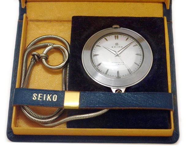 セイコー ユニーク 14050U 15石 手巻 ポケットウォッチ OH済 1950年代