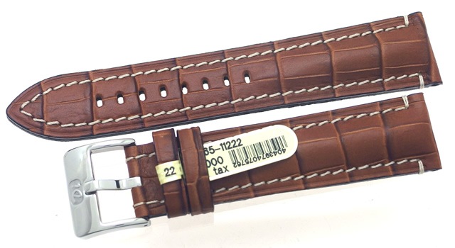 【ディモデル】 BALI CHRONO（バリ・クロノ）ゴールドブラウン 型押し カーフ（牛革） 時計ベルト