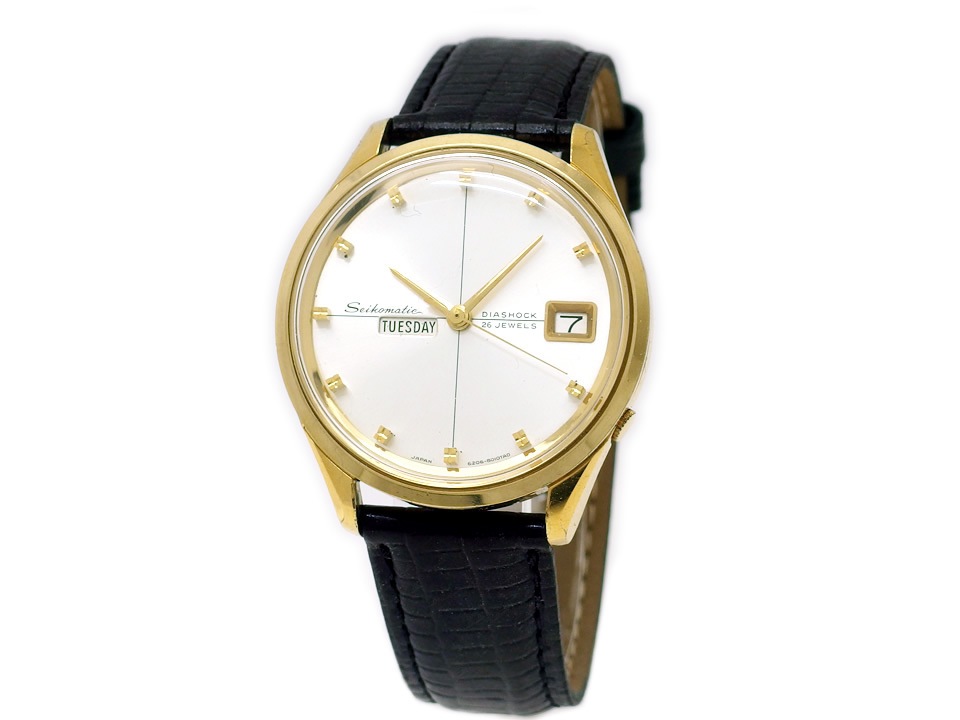 SEIKO セイコー マチック ウィークデータ 113080 腕時計 自動巻 セイコーマチック ウィークデーター 26石 EGPケース デイデイト 6206