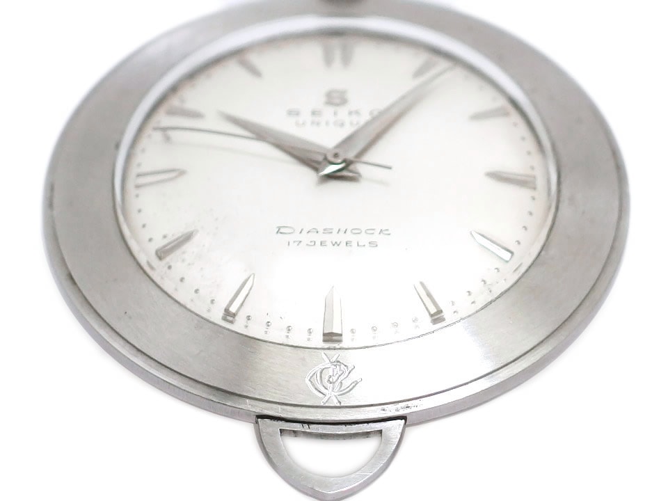 セイコー ユニーク ゴルフ用ポケットウォッチ 14050AU 17石 手巻 OH済