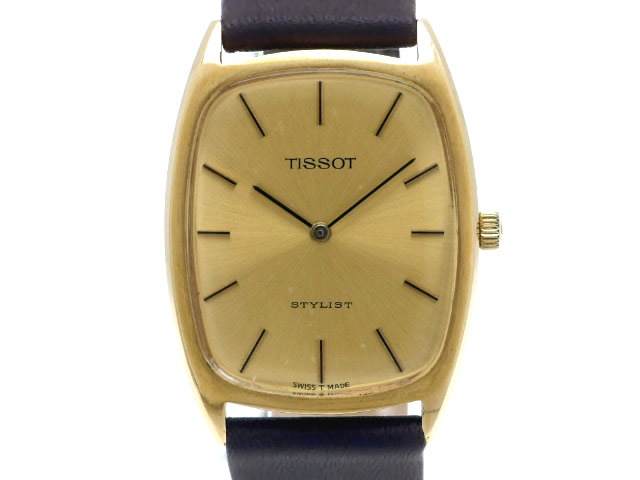 ティソ スタイリスト 41 429 金メッキケース Cal.2141 手巻 OH済 1974年製