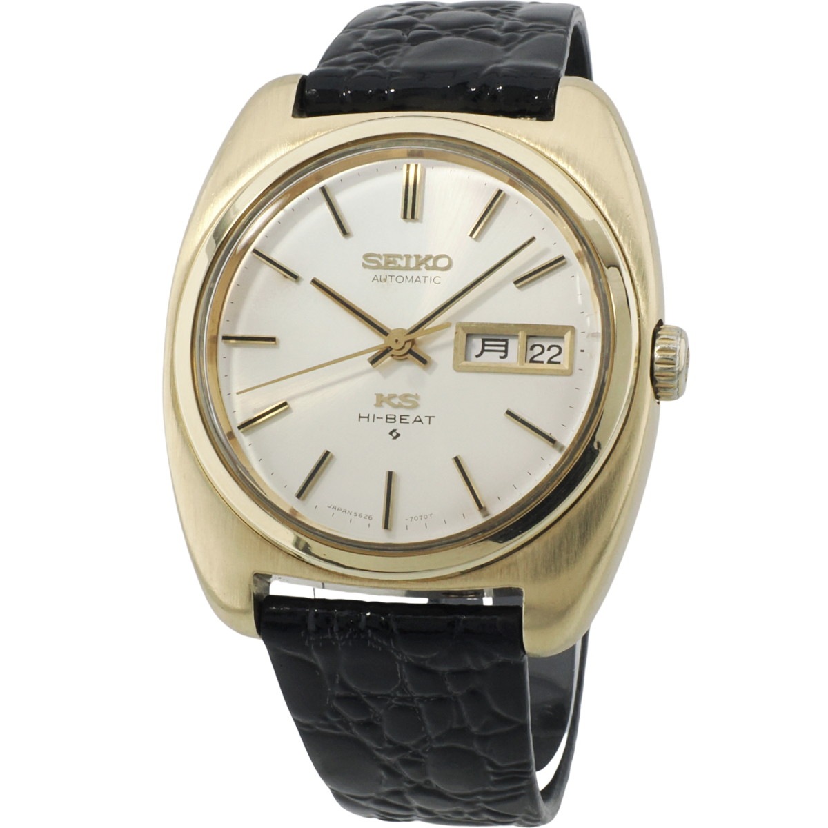 キングセイコー 5626-7070 CAP GOLD ワンピースケース KSメダリオン 自動巻 OH済 昭和45年/1970年製